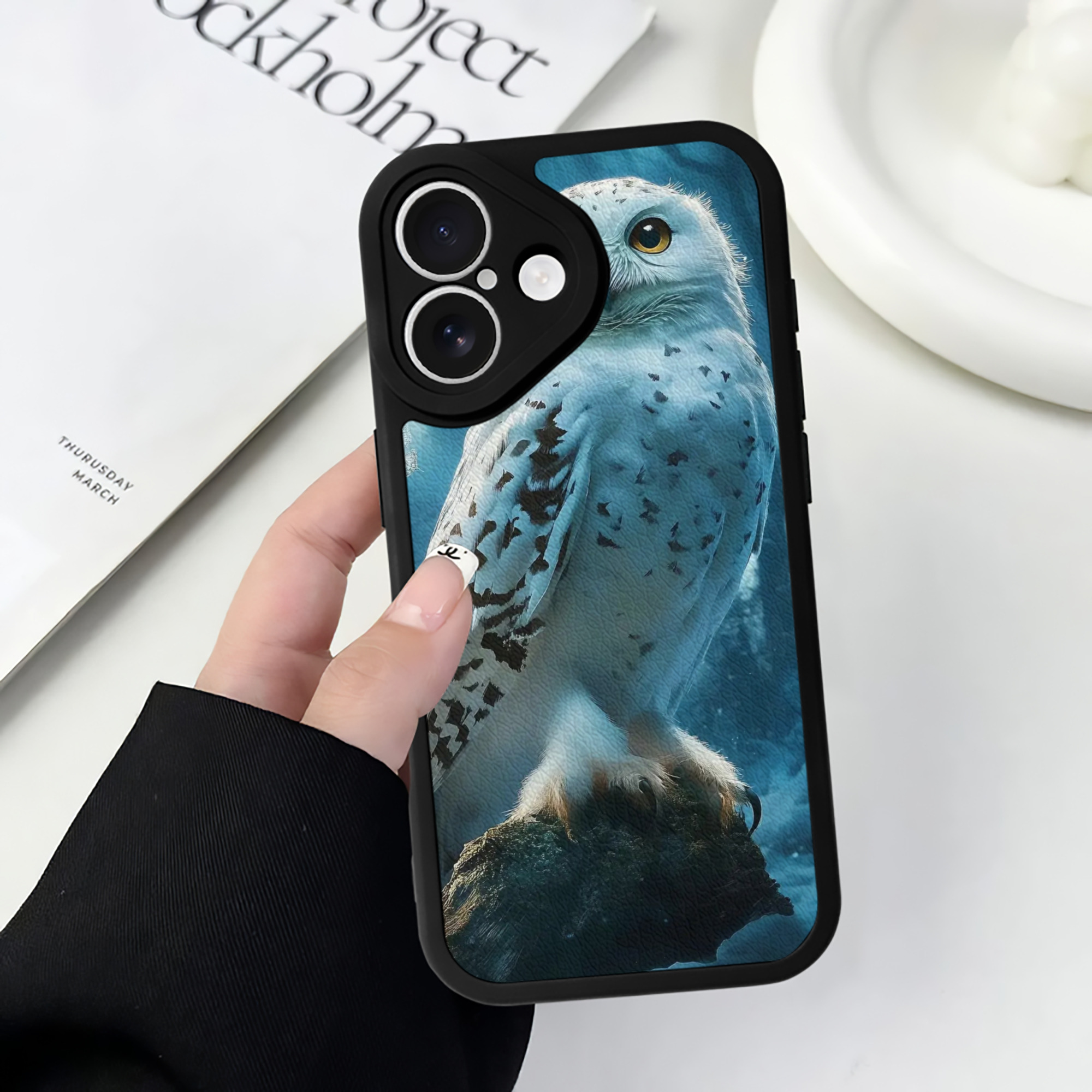 （画像用） Harry Potter ハリー・ポッターシリーズ 【iPhone 16シリーズ対応】シリコンスマホケース（レザー調） 材質：シリコン